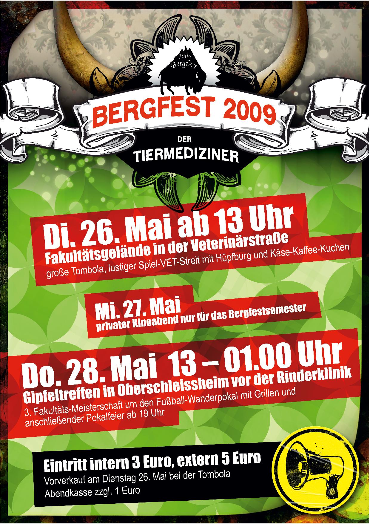 Plakat Bergfest
